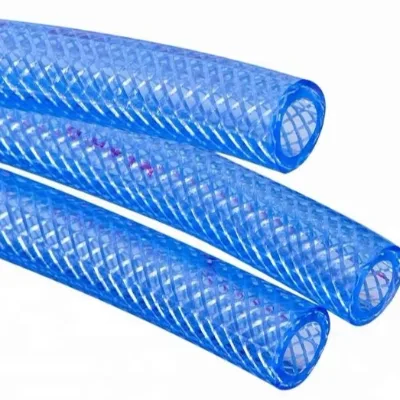 High Quality Transparent Braided PVC Fiber Reinforced Hose 50mm Diameter 50m Rope Length Customizable Cutting Moulding