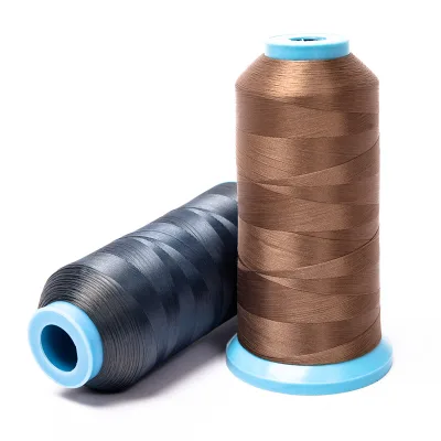 All Kinds of Jeans Sewing Thread 20S2 20S3 TEX 60 150D 100 Polyester Nylon Spun Sewing Thread for Jeans