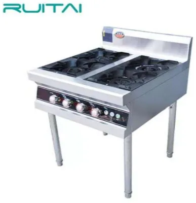Factory LPG/NG Strong Flame 4/6/8 Burners Stainless Steel Gas Stove
