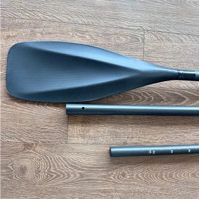 High Quality 3-Piece Adjustable Full Carbon Fiber Paddle Manufactured for Ocean Waters Water Sports Equipment Wholesale Price