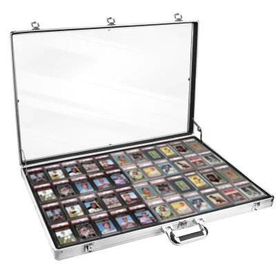 Lockable Sports Card Display Case Jewelry Display Card Coin Box Comes With Lock and Key
