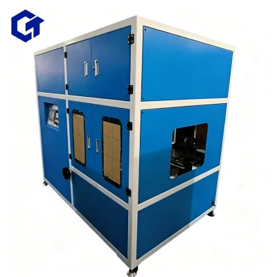New Auto Paper Box Former Machine PLC Controlled Automatic Airplane Carton Folding & Forming Equipment 220V 15pcs/min