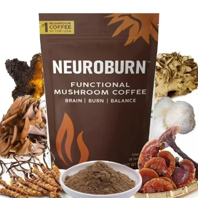 OEM Slimming Mushroom Coffee Powder Instant Arabica Coffee Beans 10 in 1 Mushrooms Private Label 180g Bag Customize Service