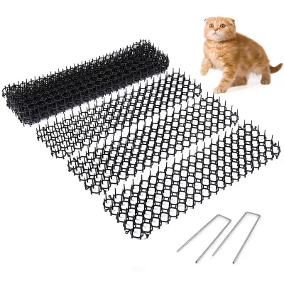 Cat Scat Mat Anti Cat Dog Bird Spikes Plastic Prickle Strips Reusable Outdoor Garden Harmless