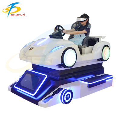 Exciting and Fun VR Racing Car Game Machine 8 Racing Games for Amusement Centers Plastic Material