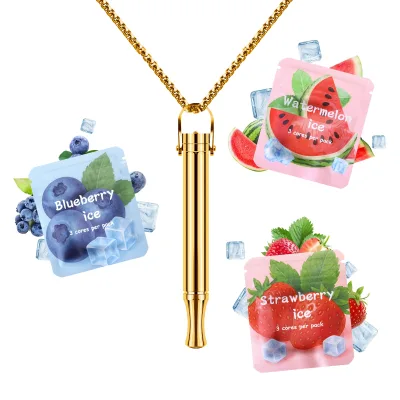 Quit Smoking Health Care Herbal Mouth Use Smokeless Flavored Strip Pastel Pocket Inhaler Essential Oil Aroma Anti-Smoking