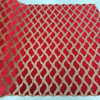 Premium Luxurious Woven Velvet Fabric Skin-friendly Comfortable Breathable Eco-Friendly Lightweight for High-end Wedding Custom
