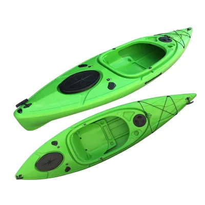 Newly 10ft Lake Sea Angler Fishing Kayak Sit Inside Rowing Boats With Accessories