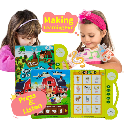 Children Spanish Phonics Audio Book Electronic Libros En Espanol Infantiles Educational Board Book Printing