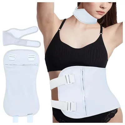 Adjustable Reusable Organic Castor Oil Pack Wrap Kit for Liver Aid Sleep Around Stomach Waist Neck Castor Oil Pack