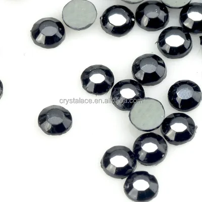 4mm Cosmo Jet Hotfix Rhinestones, Pasco Rhinestone Hotfix