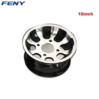 10 Inch ATV UTV Go Kart Modified Aluminum Alloy Wheel Rims 10x5.5 10x7 10x8 Heavy Duty Front Rear Wheel Rims