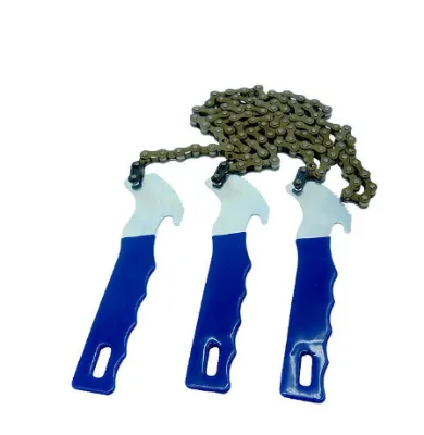 Telescopic Adjustable Widened Handle Filter Wrench Chain Wrench Manual Auto Repair Wrench Oil Filter Wrench