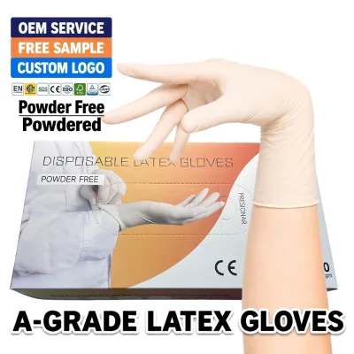 Latex Gloves China Free Rubber Comfort Ambidextrous Breathable Multipurpose Light Weight Cut Resistant
