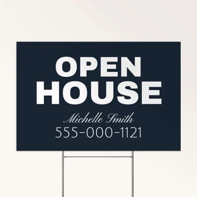 Laser Engraving Pvc Foam Board Customized Lawn Sign for Marketing for Propaganda