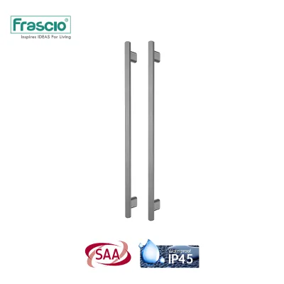 Frascio SAA Australia Stainless Steel Antique Double Bar Wall Bathroom Heated Towel Rail