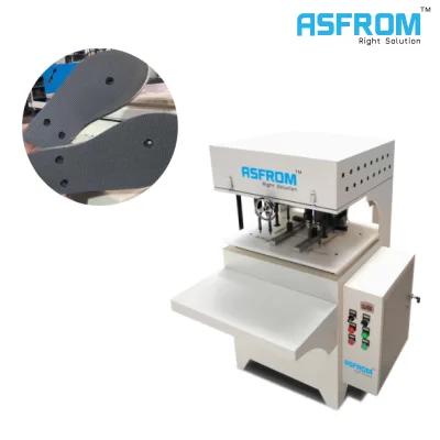 ASFROM Semi Automatic Slipper Sole Hole Drilling Machine High Efficiency Footwear Making Equipment