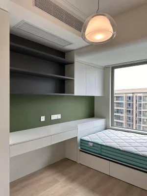 Custom Traditional Tatami Storage Bed Platform Cabinet Modular Panel Furniture Wood Laminated Board Living Room Whole House