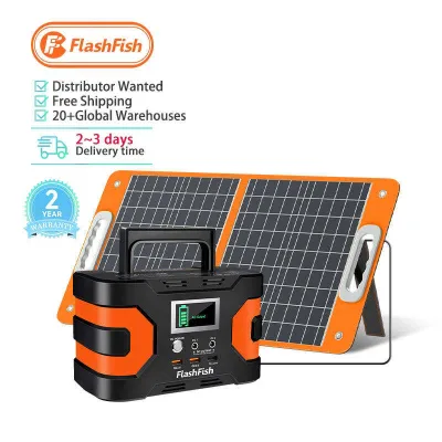 Flashfish EA150 166Wh 150W 45000mAh MPPT Solar Energy Storage Camping Outdoor Emergency Backup Generator with Solar Panel
