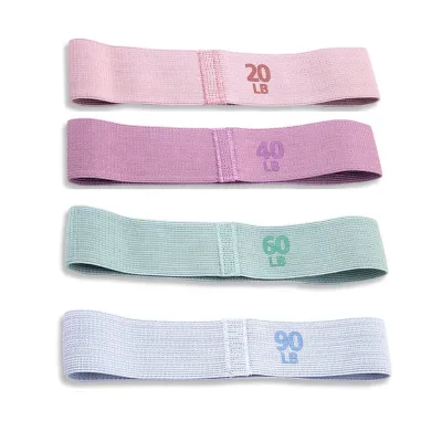 Home Gym Working Out Fitness Booty Hip  Legs Fabric Resistance Bands