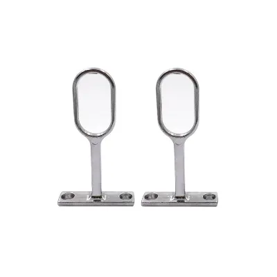 Top-Mounted Closet Rod Tube Holder Zinc Alloy Support Accessory for Wardrobe Hardware