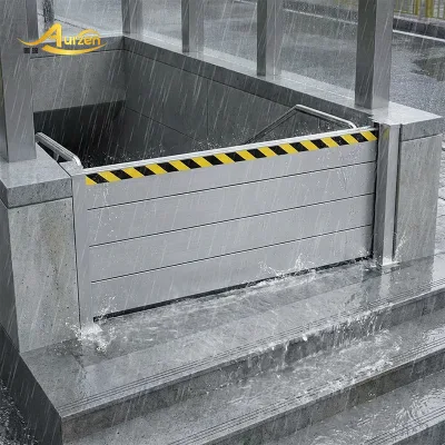 TUV Compliant Aluminum High Strength Reusable Reflective Custom ODM Commercial Storefronts Flood Prevention Barrier