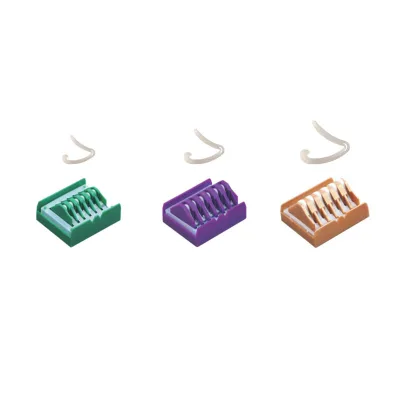 Geyi Three Sizes Hemolok Clips Polymer Surgery Ligation Clip for Ligating Blood Vessels