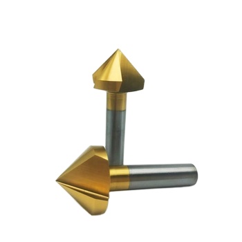 M35 Cobalt HSS Countersink Bit Titanium Coated 90 Degree Single Flute Chamfering Tool Deburring Cutter