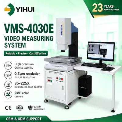 YIHUI VMS Series XYZ Axis Optical Vision Measuring Machine High Precision CNC Control Profile Projector Automatic Image 1 Year