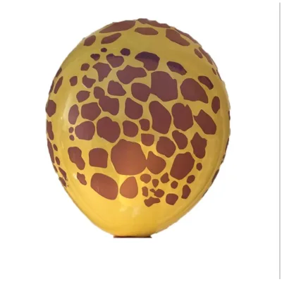 Wholesale Customization New Animal 12 Inch Jungle Animal Cartoon Theme Irregular Latex Balloon Party Decorations