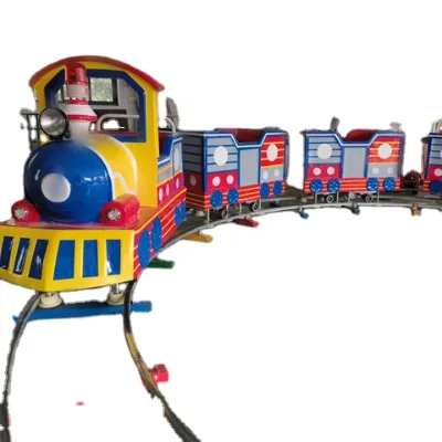 Zhengzhou Indoor Electric Train Kids Park Carnival Games Customized Santa Snowman Manual Operation for Shopping Malls Made Steel