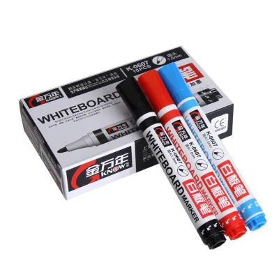 logistics transportation Genana K-0607 1.0mm club plug circulation add ink available whiteboard marker pen
