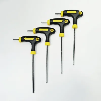 T Handle Torx Key Wrench  with Security Hole Spanner Star Socket Screw Driver Hand Tools