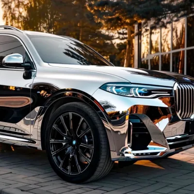 Factory Best-selling Soft Waterproof PVC Self-adhesive Automotive Electroplating Reflective Car Wrap Vinyl Film