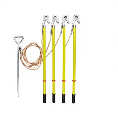 Portable Short Circuit Earthing Kit with Customizable Length Fiberglass Rod for Power Maintenance