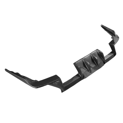 M2 G87 R44 Style Dry Carbon Fiber Bodyki Rear Bumper Lip Diffuser Splitter for BMW M2 G87 Rear Diffuser