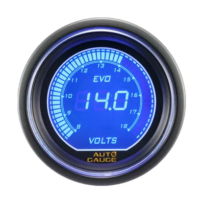 Electrical 52mm Digital Voltmeter Racing Car Gauge