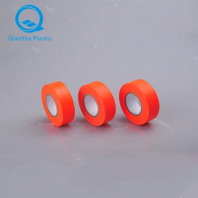 Hot Sale Customized Factory Direct Sales 25mm 30mm 50mm Survey Marking Orange Flagging Tape