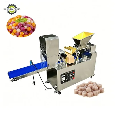 Durable Taro Ball Cutting Machine, Electric or Pneumatic Boba Making Machine for Milk Tea Production Line