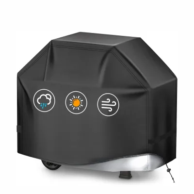 Factory Direct Sales Tear Resistant Waterproof BBQ Grill Cover Uv protection Burner Cover with Storage Bag