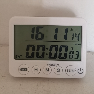 Back Light / Vibration / Weekday Display / Alarm Clock Four in One Digital Timer
