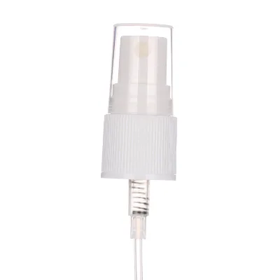 Plastic Smooth or Ribbed Perfume White Bottle Sprayer.