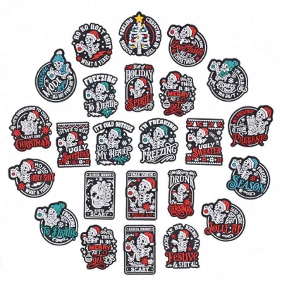 Christmas Shoe Charms Character Santa Claus Nightmare Before Christmas Shoe Charms for Wristband Decorations