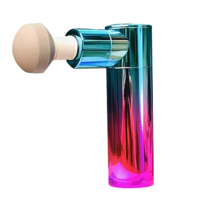 Aurora Vibration Massage Gun Massage Head Detachable Powerful Fascia Gun Drop Shipping High Quality with Rubber Body DC 24V 620g