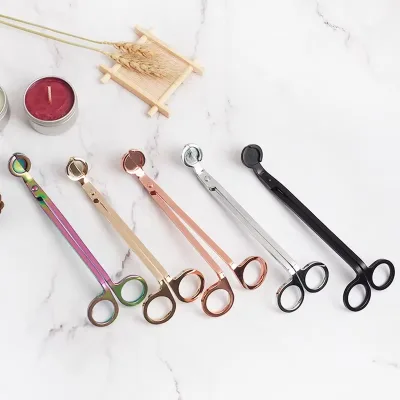 High Quality Candle Wick Scissors Clip Stainless Steel Scented Candle Tools Diy Candle Making Kit Party Gifts Wedding Souvenirs