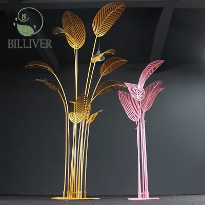 Wedding Metal Backdrop Stand Banana Tree for Decoration Decorative Outdoor Artificial Palm Tree