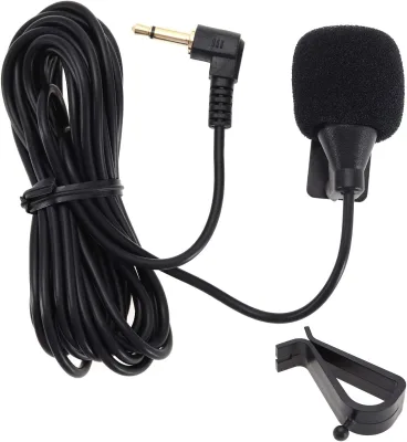 Factory Direct Condenser Microphone with 3.5 mm Jack Plastic Wired Clip on Lavalier Microphone