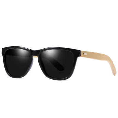 2021 Fashionable Wood Lens Polarized Sunglasses For Male Female