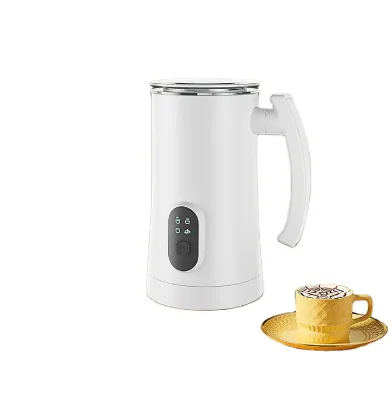 Electric Milk Frother New 4 in 1 Milk Frothing Pitcher Froth Heater Hot Milk Foaming Maker