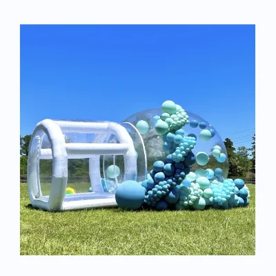 Custom Inflatable Waterproof air Bubble clear Dome Camping Tent House Inflatable Bubble Balloons House